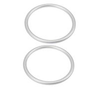 WEKAMOS Anneau De Porte-écharpe En Aluminium Argenté Pour Bébé, Lot De 2, Léger Et Solide, Accessoire De Portage Pour -nés Et Tout-petits, Pour Sorties Et Voyages