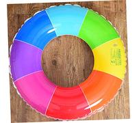 WEKAMOS Anneau Natation Gonflable Design Arc Ciel Bouée Sécurité Pratique et pour Piscine Plage et Accessoires Natation pour Garçon Fille et Adultes