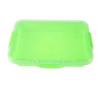 WEKAMOS Bac à Sable Sensoriel Plastique Vert Moyen avec Accessoires Créatifs pour Garçon Fille Plateau Empilable pour Peinture de Sable et Activités DIY