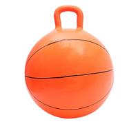 WEKAMOS Balle Sauteuse Garçon Fille Forme Basket Ball avec Poignée Ballon Gonflable Éducatif pour Garçon Fille Jeu Extérieur Rebondissant pour Développement Osseux