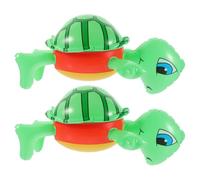 WEKAMOS Ballons Gonflables Tortue en Pvc 2 Pièces, Faciles à Gonfler et Dégonfler, Stockage Pratique, Décorations Créatives pour Fêtes et Plages