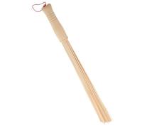 WEKAMOS Bâton de Massage en Bambou pour Dos, Léger et Portable, Outil de Massage Musculaire Naturel, Soulagement des Tensions, Usage à Domicile et Voyage, Thérapie Corporelle, Détente