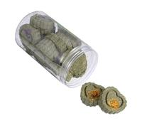 WEKAMOS Biscuit à Mâcher pour Molaires de Lapin et Petits Rongeurs, Boîte Mixte 3 Saveurs, Friandise Naturelle Saine pour Hamster, Cobaye, Chinchilla, Soin Dentaire