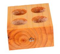 WEKAMOS Bloc Bois de Friction pour Éducation Scientifique Accessoire de Projet DIY pour Expériences Classe de Physique pour Plans Inclinés et Démonstrations de Friction