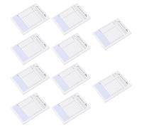 WEKAMOS Bloc-Notes Hebdomadaire 10 Pièces Carnet de Planification Portable Calendrier Cahier D’Élève pour Bureau et École Fournitures de Bureau Organisation Quotidienne et Listes de