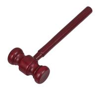 WEKAMOS Bois pour Garçon Fille Éducatif Justice Marteau de Juge Naturel Sûr Confortable à Saisir pour Jeux de Rôle et Aux Enchères Accessoire Cosplay