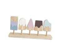 WEKAMOS Bois Simulation Glace pour Garçon Fille Set Créatif DIY et Sûr Jeu Éducatif pour Garçon Fille Améliore Relations Parents
