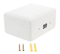 WEKAMOS Boîte à Clés Murale Blanche à Code 6 Chiffres, Armoire de Sécurité Compacte 6 Emplacements, Rangement Professionnel pour Clés Maison, Bureau, Hôtel, Usage Sécurisé et Pratique