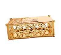 WEKAMOS Boîte Cadeau Ramadan Acrylique Doré Boîte à Festive et Décorative pour Coffret Cadeau Mubarak Élégant pour Décoration Islamique