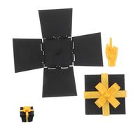 WEKAMOS Boîte de Noël Drôle avec Doigt Coffret Original pour Adultes pour Fêtes et de Boîte Noire