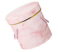 WEKAMOS Boîte Fleur Ronde pour Compositions Emballage Cadeau Polyvalent pour Mariage Anniversaire et Saint-valentin Seau Fleurs Décoratif et Pratique