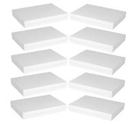 WEKAMOS Boîtes Présents Blanches Avec Couvercles 10 Pièces Grandes Boîtes Pliables En Carton Pour Emballage Vêtements Rangement Présent Noël Vente Détail