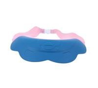 WEKAMOS Bonnet de Bain Garçon Fille Protecteur Oreilles et Yeux Chapeau de Garçon Fille Design Cartoon Lion Bleu Élégant Protège Visage et Cheveux Pendant Shampooing et Bain