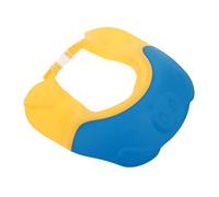 WEKAMOS Bonnet De Shampooing Pour Tout-petit Imperméable Jaune Et Bleu Réglable En Silicone Protection Auditive Pour Bébé Pour Bain Et Bain Taille Garçon Et Filles