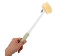 WEKAMOS Brosse Bain Pied à Long Manche pour Exfoliation et Nettoyage Doux Masseur Scrubber Multiusage pour Accessoire et Confortable