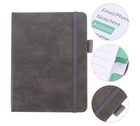 WEKAMOS Carnet Adresses Compact Gris-noir Organiseur Téléphonique de Poche pour Bureau et Domicile Répertoire Pratique pour Numéros et Adresses