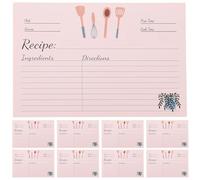 WEKAMOS Cartes Notes en et 50pcs Beige de Recettes Compactes Papier Pratiques Dessin pour Alimentaires, Scrapbooking à Domicile Salle D'étude