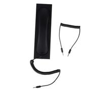 WEKAMOS Casque Micro Rétro Téléphone Portable Mobile Tablette avec Récepteur Créatif Noir Mat pour Appels Longue Durée