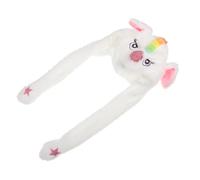 WEKAMOS Chapeau Licorne Gonflable avec Oreilles Mobiles Chapeau Doux et Chaud pour Fêtes Anniversaire et Photo Cadeau pour Hiver