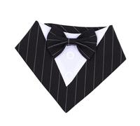 WEKAMOS Collier Bandana Décoratif pour Écharpe à Rayures Accessoire de Mode pour Animaux Lors de Mariages Événements Spéciaux