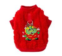 WEKAMOS Costume Chien S Vêtements Hiver Chauds avec Harnais Motif Dragon Chinois pour Célébration an Facile à Mettre et Confortable