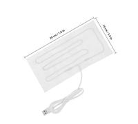 WEKAMOS Coussin Chauffant USB pour Animaux Reptiles et Chiots Tapis Électrique Compact et pour la Chaleur Extérieur Chauffage Rapide pour Petits Mammifères et Animaux