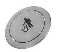 WEKAMOS Couvercle de Poubelle Encastré avec Abattant Basculant Équilibré Cache Ouverture de Plan de Travail pour Cuisine Couvercle Recessé pour Bac à Ordures avec Installation Rapide et