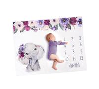 WEKAMOS Couverture Photo Mensuelle pour Douce Motif Couverture Photo pour Naissance