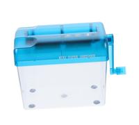 WEKAMOS Déchiqueteuse Manuelle de Bureau Compacte Broyeur à Papier Portable Petit Format Broyeur Manuel à Manivelle pour et Bureau Protection Rapide des Documents Sensibles