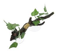 WEKAMOS Décoration D'aquarium Branche de Reptile en Résine Réaliste, Branche d'arbre pour Terrarium Habitat de Serpent, Accessoire Décoratif pour Reptiles et Amphibiens, Taille Compacte