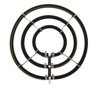 WEKAMOS Disque à Bulles Nano Oxygénation 35 Cm en Acier Inoxydable 3 Anneaux 8 Mm pour Aquarium et Bassin, Diffuseur d'air Silencieux, Pierre à Air pour Poissons, Accessoire Pompe à Air