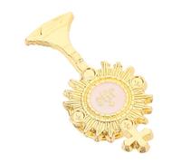 WEKAMOS Épingle En Émail De Calice Et Croix Dorée, Broche Religieuse De Première Communion, Épinglette à Poitrine Unie, Accessoire Catholique Pour Cérémonies,