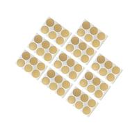 WEKAMOS Étiquettes Adhésives Rondes à Gratter 3x3 Cm 10 Feuilles Pour Emballages Présents Et Scrapbooking Créatif En Fête
