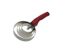 WEKAMOS Étrille De Cheval à Ressort en Acier Inoxydable, Curry Réversible Côté Lisse Et Tranchant, Taille Standard, Usage Quotidien Et Nettoyage du Poil pour Chevaux