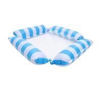 WEKAMOS Fauteuil Gonflable Piscine Bleu Hamac Flottant Maille Transat Pliable Tubes pour Détente et Fête Familiale