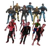 WEKAMOS Figurine d'action Soldat 12Pcs Jouet Éducatif Modèle de Soldat en Plastique 10Cm pour Garçon et Filles Jeux de Cosplay Interaction Parent-Garçon et Filles