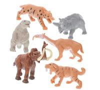 WEKAMOS Figurines Animaux Préhistoriques Réalistes pour Garçon Fille Modèles Éducatifs Plastique Jouets Apprentissage Précoce pour Filles et Garçons Décoration de Scène Primitive et