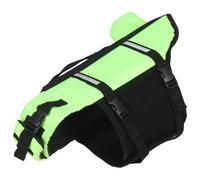 WEKAMOS Gilet de Sécurité Réfléchissant pour Chien Haute Visibilité pour Promenade Ajustable pour Chiens de Moyenne Soutien Flottabilité pour Baignade Lac ou Piscine
