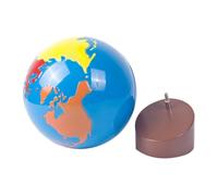 WEKAMOS Globe Éducatif pour Garçon Fille Géographique Interactif Sécurisé Stimulation Cognitive Décoration Éducative pour Garçons et Filles