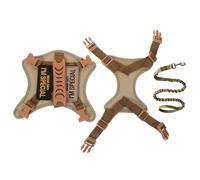 WEKAMOS Harnais de Chat pour Marcher vers stellbares Katzen geschirr Harnais de Chat pour Les Voyages de et laise de Gilet de de avec laise Khaki