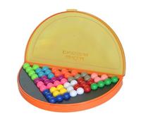 WEKAMOS Jeu de Perles Orange pour Garçon Fille Éducatif et Développement Pensée Stratégique Portable et Empilable Cadeau Anniversaire et Noël