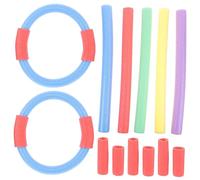 WEKAMOS Jeu de Plongée Piscine pour Garçon Fille Jouets sous Marins Mousse Résistante Au Soleil Anneaux et Colorés Peau Sensible pour Entraînement Nage Ans Couleur Couleur Aléatoire