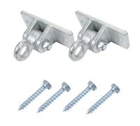 WEKAMOS Kit de Suspension pour Balançoire Acier Coulé Robuste Crochet Solide pour Fauteuil Suspendu Adapté Intérieur Extérieur Aire de Jeux Crochets Vis