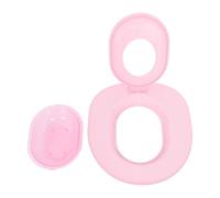 WEKAMOS Kit De Toilette Réutilisable pour Chat : Adaptateur De Toilettes avec Bac d'apprentissage Lavable - Transformez Vos Toilettes Habituelles en Litière pour Chat - Outil De