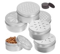 WEKAMOS Kit d'entraînement sensoriel pour Chiens avec boîtes parfumées métalliques Petites à Motifs ajourés Équipement Portable pour améliorer Les capacités olfactives Canines