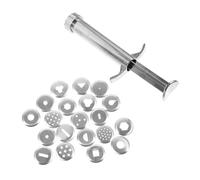 WEKAMOS Kit Extrudeuse Argile Inox Moules Créatifs pour Pâte Polymère DIY Outil Professionnel de Modelage et Sculpture Facile à Utiliser