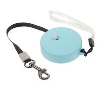 WEKAMOS Laisse Compacte en Plastique et Nylon pour Chien et Chat Rétractable Jusqu'à 5kg avec Système Double Verrouillage pour Jardin