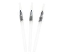 WEKAMOS Lot 3 Pinceaux Aquarelle à Réservoir D’Eau, Stylo Peinture Soluble Transparent, Peinture Artistique pour Garçon et Filles et Adultes, Usage Scolaire Créatif et Loisir Artistique