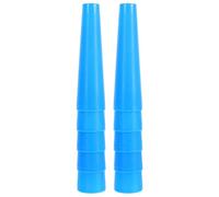 WEKAMOS Lot de 10 Tubes D'enroulement en Plastique Bleu, Coniques, pour Métiers à Tisser - Porte-Fils à Broder et Bobines de Fil Multifonctions, Accessoires de Tissage Adaptés aux Travaux