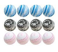 WEKAMOS Lot de 12 d'Entraînement Golf en Mousse EVA Légère Multicolore pour Usage Intérieur Sécurité Garçon et Filles et Animaux Balle d'exercice Douce et